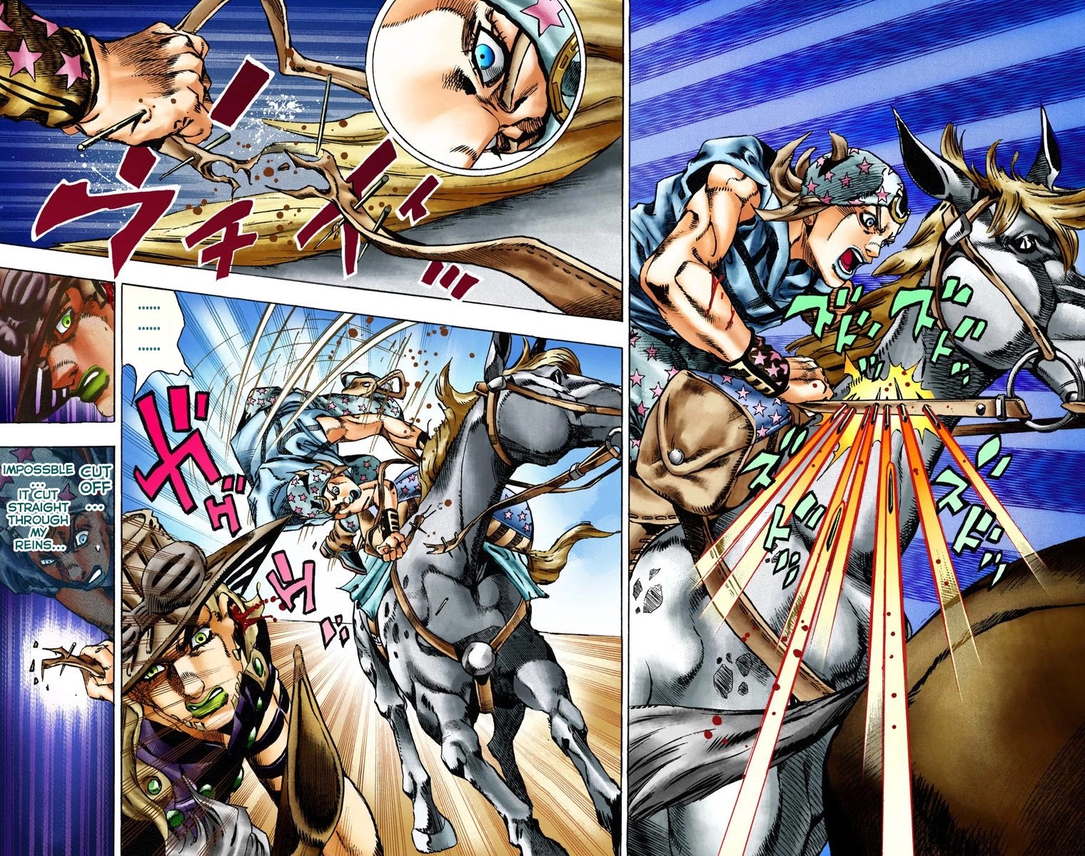 JoJo's Bizarre Adventure Part 7 - Steel Ball Run (Official Colored) chapter 14 page 15