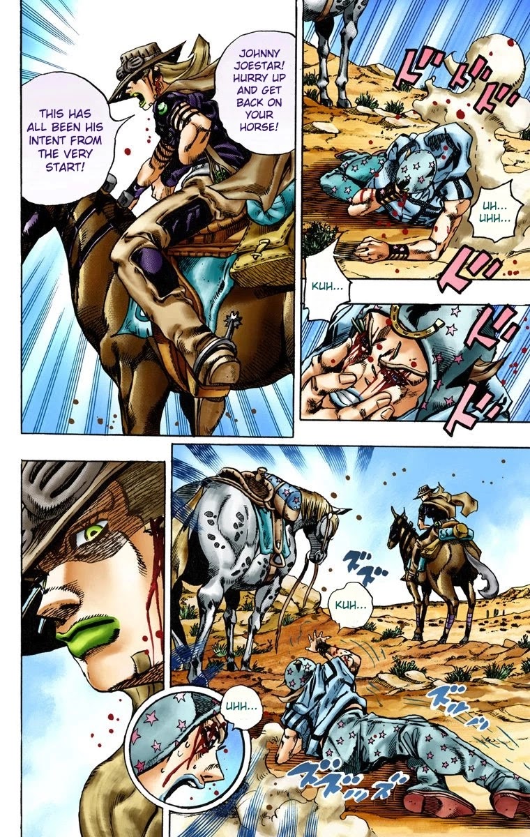 JoJo's Bizarre Adventure Part 7 - Steel Ball Run (Official Colored) chapter 14 page 18