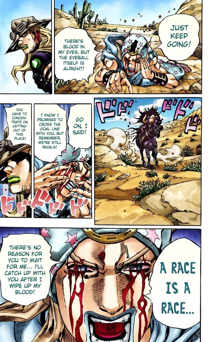 JoJo's Bizarre Adventure Part 7 - Steel Ball Run (Official Colored) chapter 14 page 19