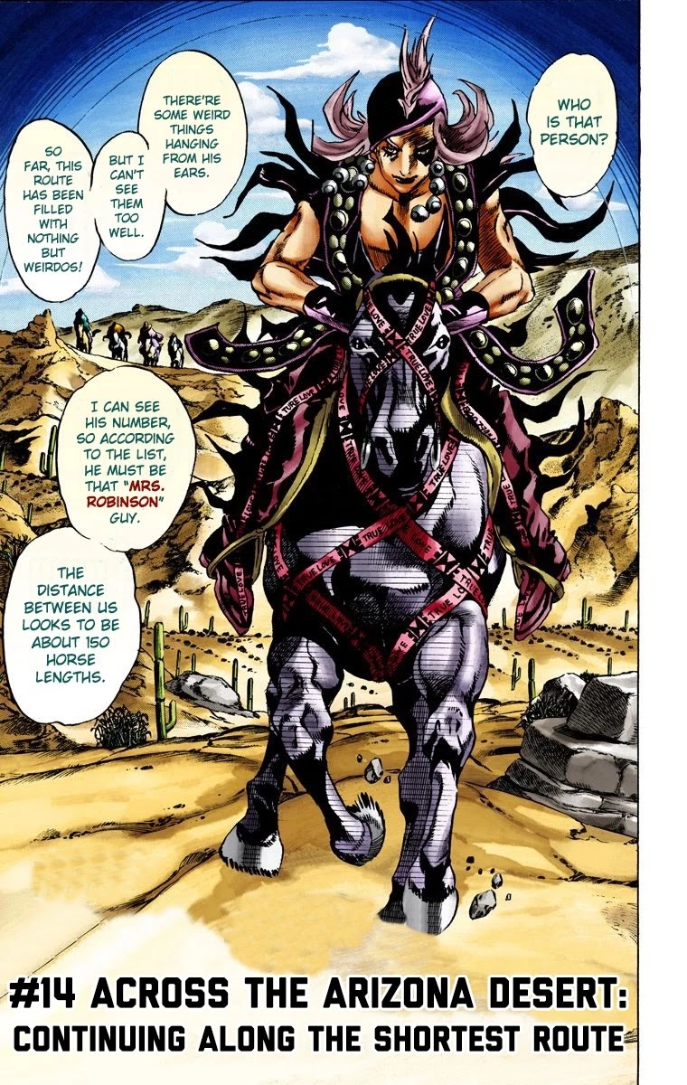 JoJo's Bizarre Adventure Part 7 - Steel Ball Run (Official Colored) chapter 14 page 2