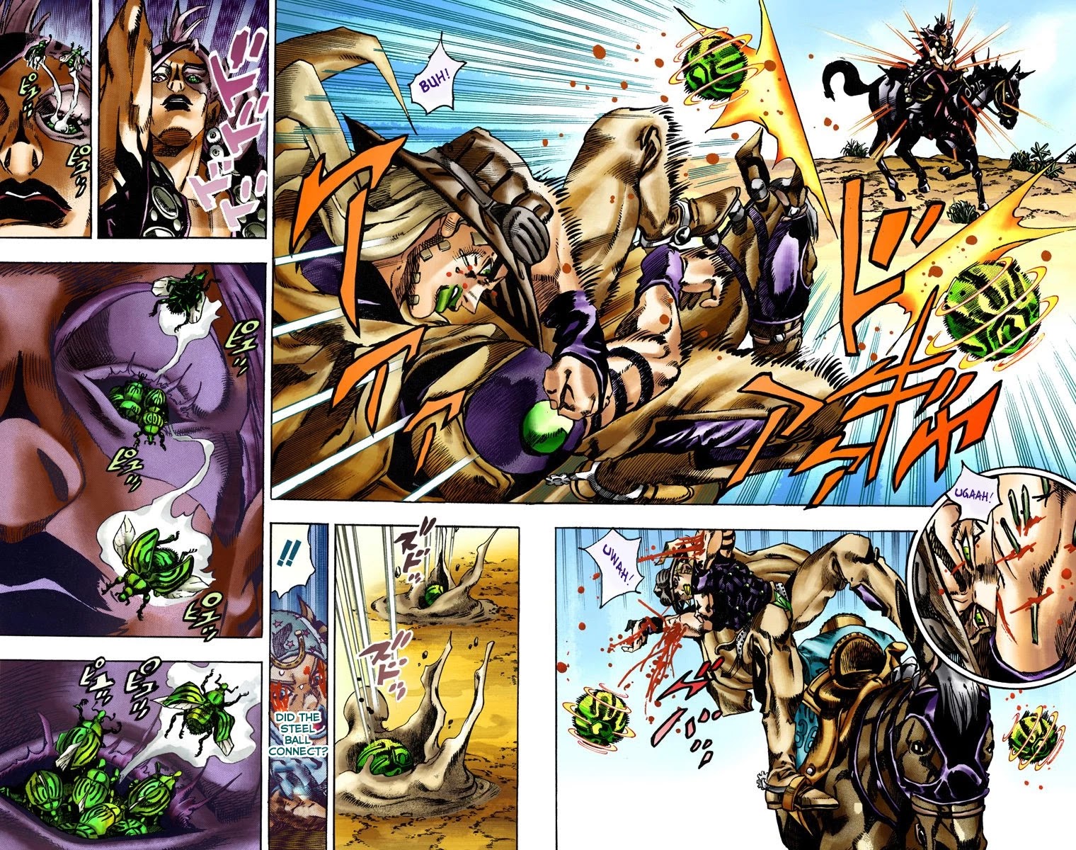 JoJo's Bizarre Adventure Part 7 - Steel Ball Run (Official Colored) chapter 14 page 24