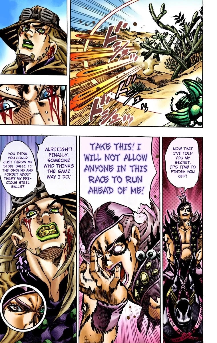 JoJo's Bizarre Adventure Part 7 - Steel Ball Run (Official Colored) chapter 14 page 26