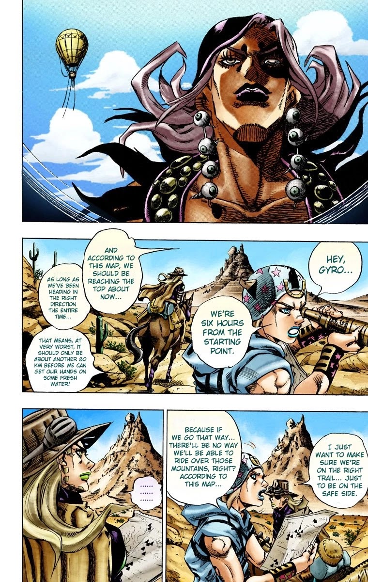 JoJo's Bizarre Adventure Part 7 - Steel Ball Run (Official Colored) chapter 14 page 3