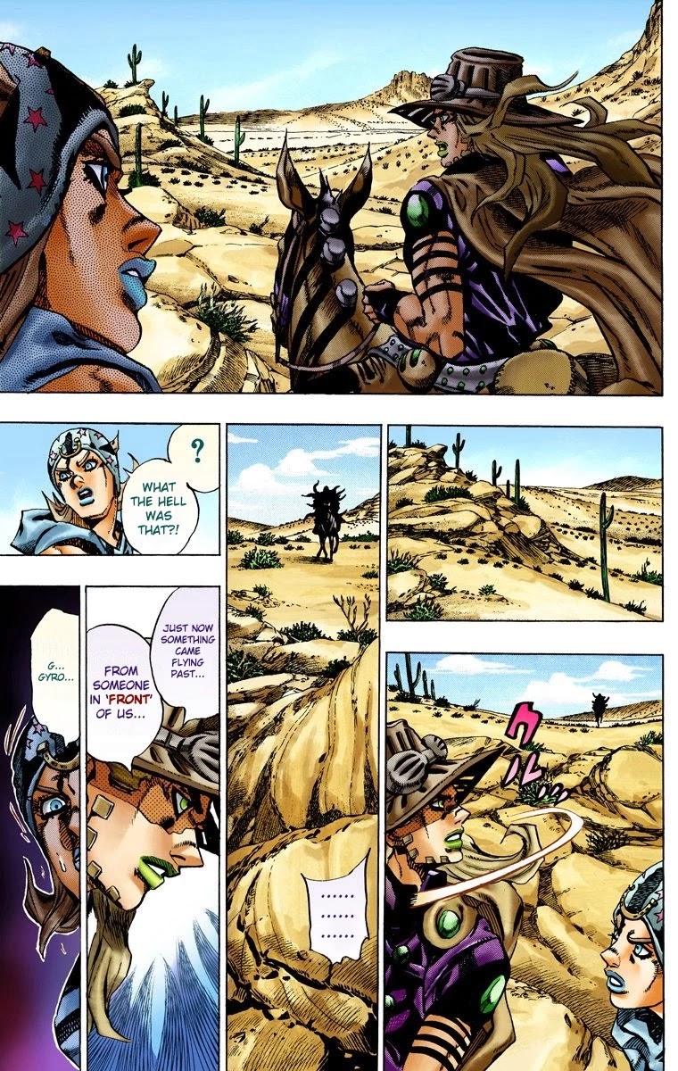 JoJo's Bizarre Adventure Part 7 - Steel Ball Run (Official Colored) chapter 14 page 6
