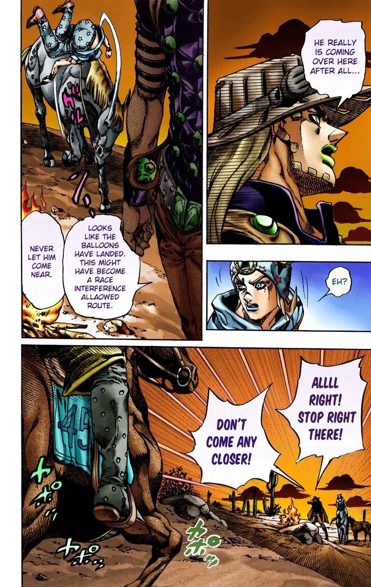 JoJo's Bizarre Adventure Part 7 - Steel Ball Run (Official Colored) chapter 15 page 15
