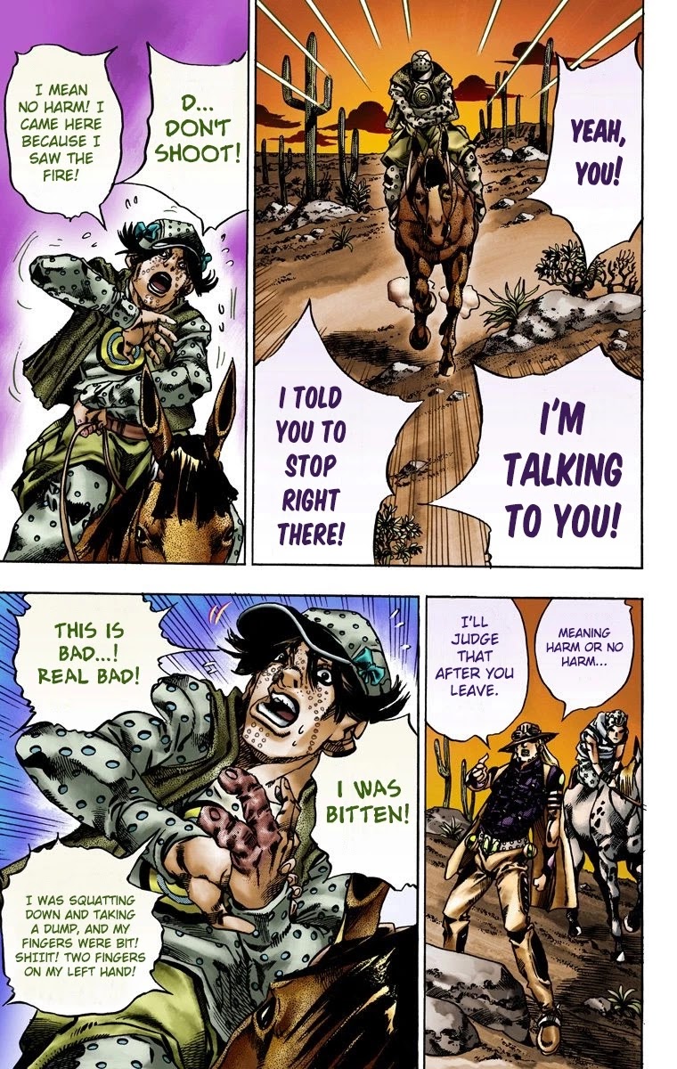 JoJo's Bizarre Adventure Part 7 - Steel Ball Run (Official Colored) chapter 15 page 16