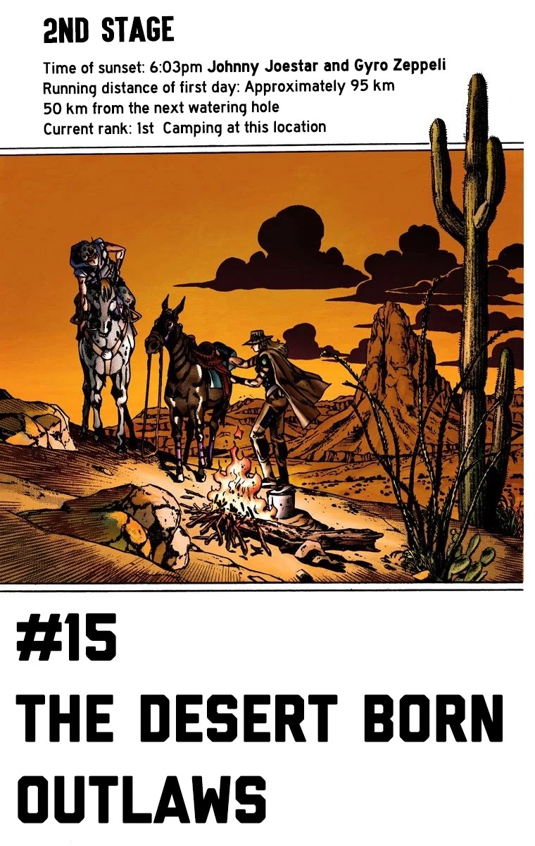 JoJo's Bizarre Adventure Part 7 - Steel Ball Run (Official Colored) chapter 15 page 2