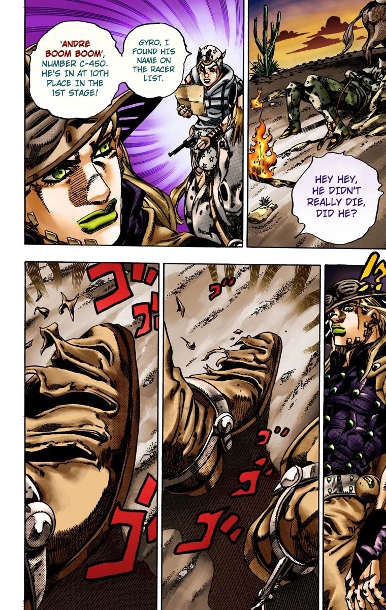 JoJo's Bizarre Adventure Part 7 - Steel Ball Run (Official Colored) chapter 15 page 24