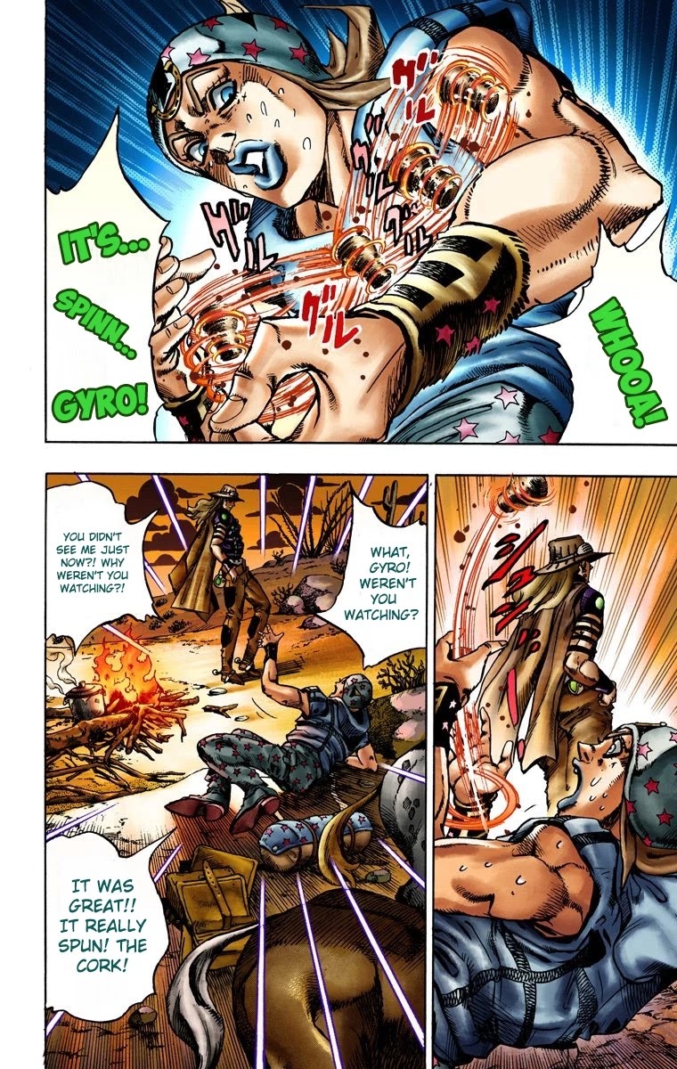 JoJo's Bizarre Adventure Part 7 - Steel Ball Run (Official Colored) chapter 15 page 7