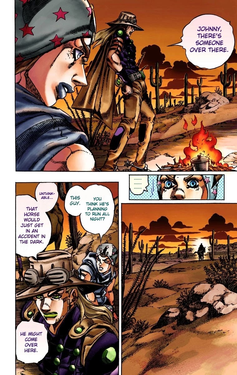 JoJo's Bizarre Adventure Part 7 - Steel Ball Run (Official Colored) chapter 15 page 9