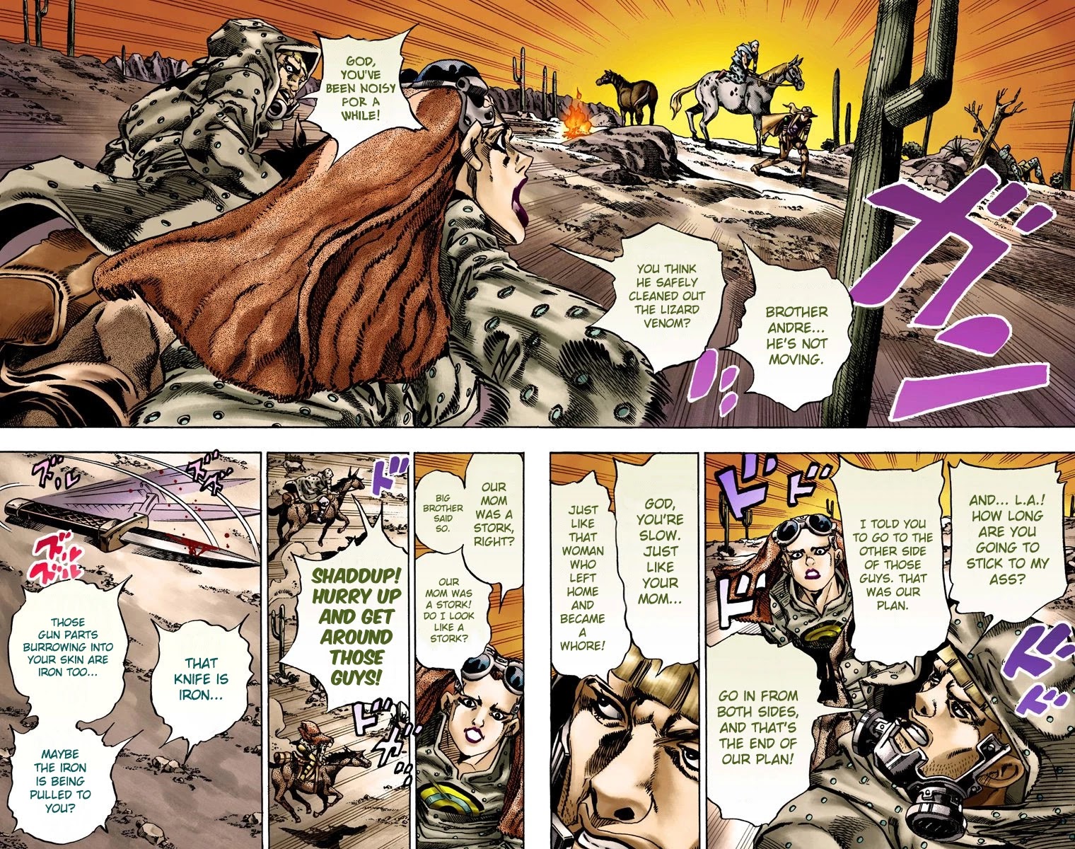 JoJo's Bizarre Adventure Part 7 - Steel Ball Run (Official Colored) chapter 16 page 10
