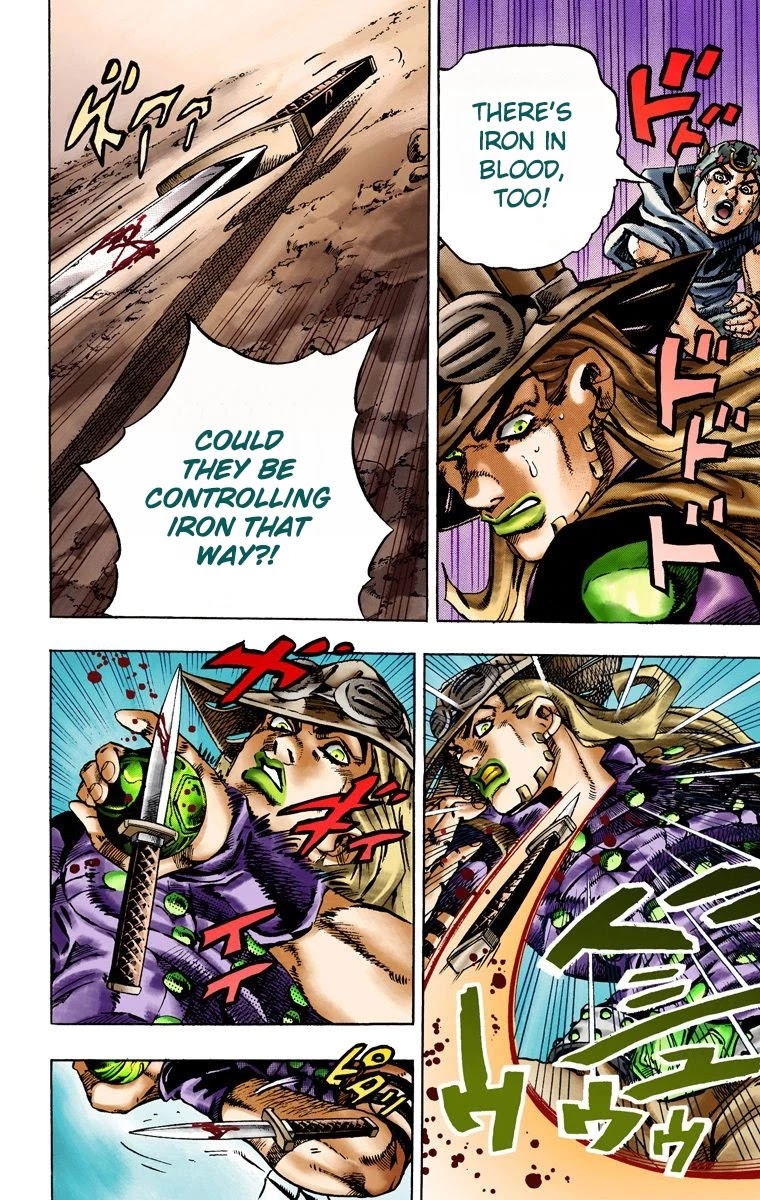 JoJo's Bizarre Adventure Part 7 - Steel Ball Run (Official Colored) chapter 16 page 11
