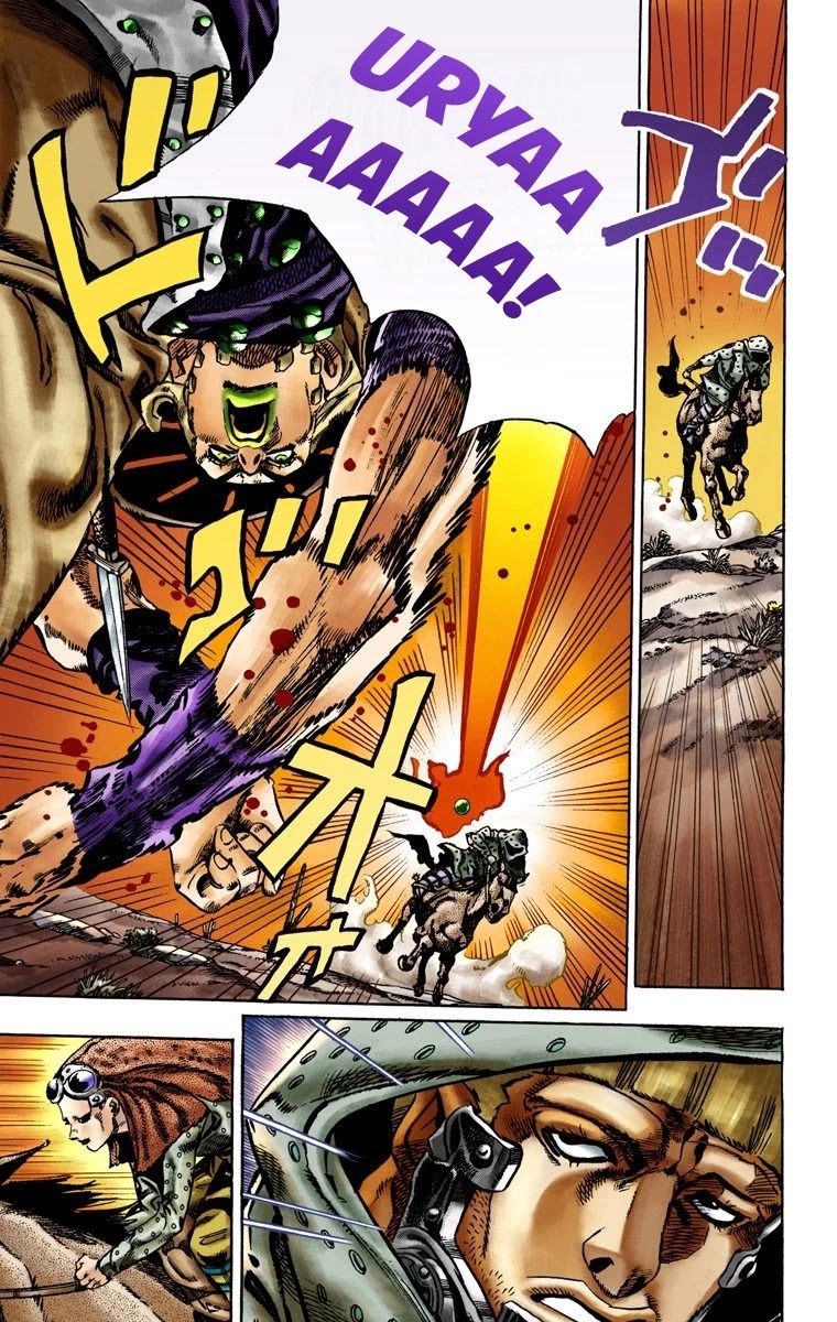 JoJo's Bizarre Adventure Part 7 - Steel Ball Run (Official Colored) chapter 16 page 12