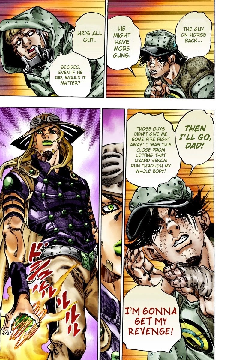 JoJo's Bizarre Adventure Part 7 - Steel Ball Run (Official Colored) chapter 16 page 21