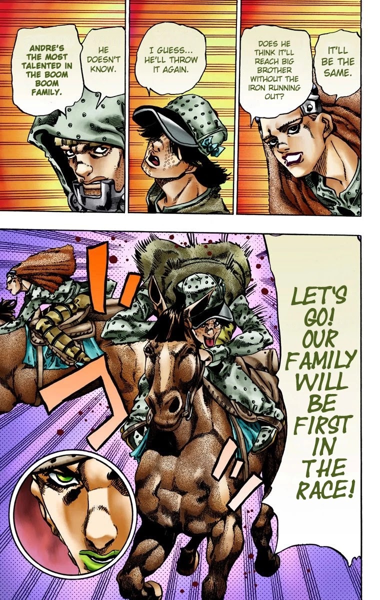 JoJo's Bizarre Adventure Part 7 - Steel Ball Run (Official Colored) chapter 16 page 23