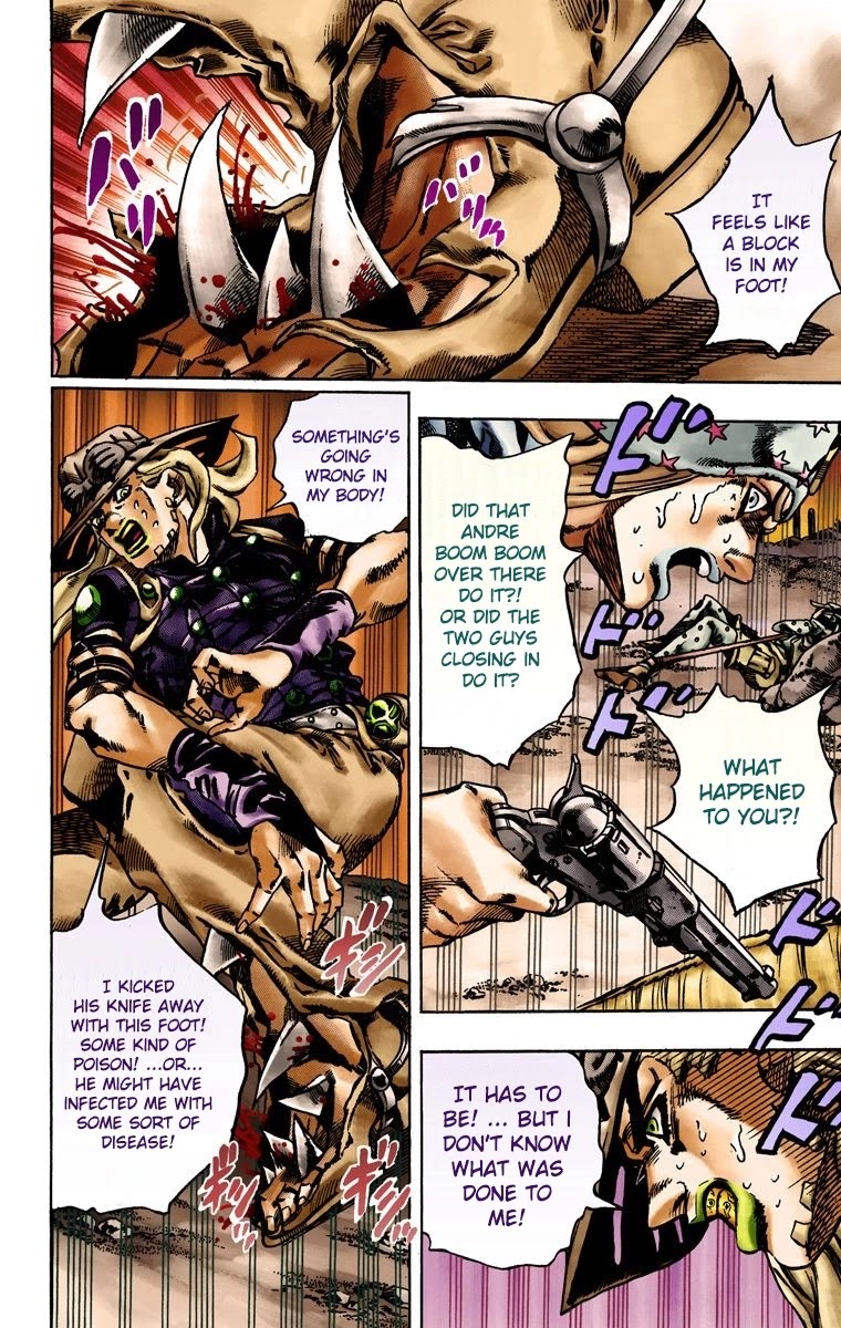 JoJo's Bizarre Adventure Part 7 - Steel Ball Run (Official Colored) chapter 16 page 4