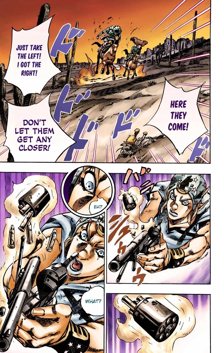JoJo's Bizarre Adventure Part 7 - Steel Ball Run (Official Colored) chapter 16 page 5