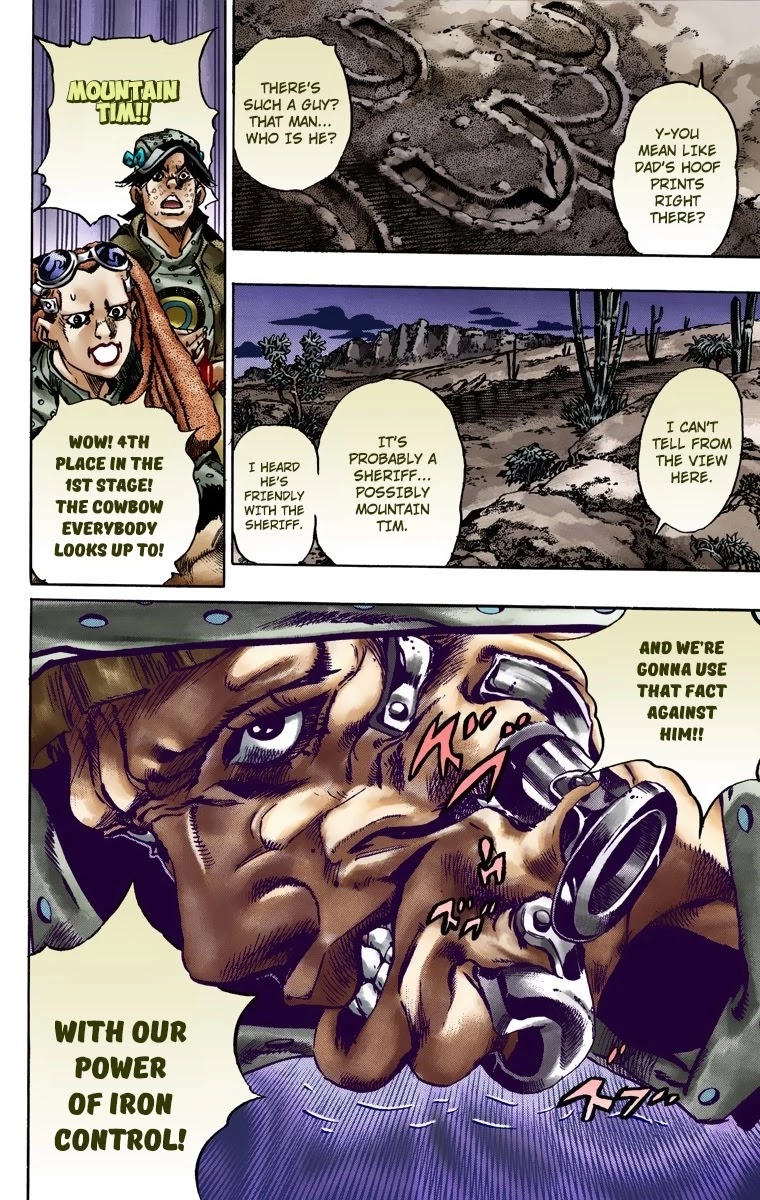JoJo's Bizarre Adventure Part 7 - Steel Ball Run (Official Colored) chapter 17 page 10