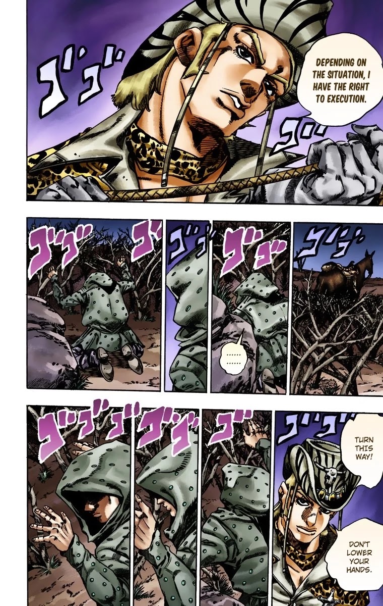 JoJo's Bizarre Adventure Part 7 - Steel Ball Run (Official Colored) chapter 17 page 15