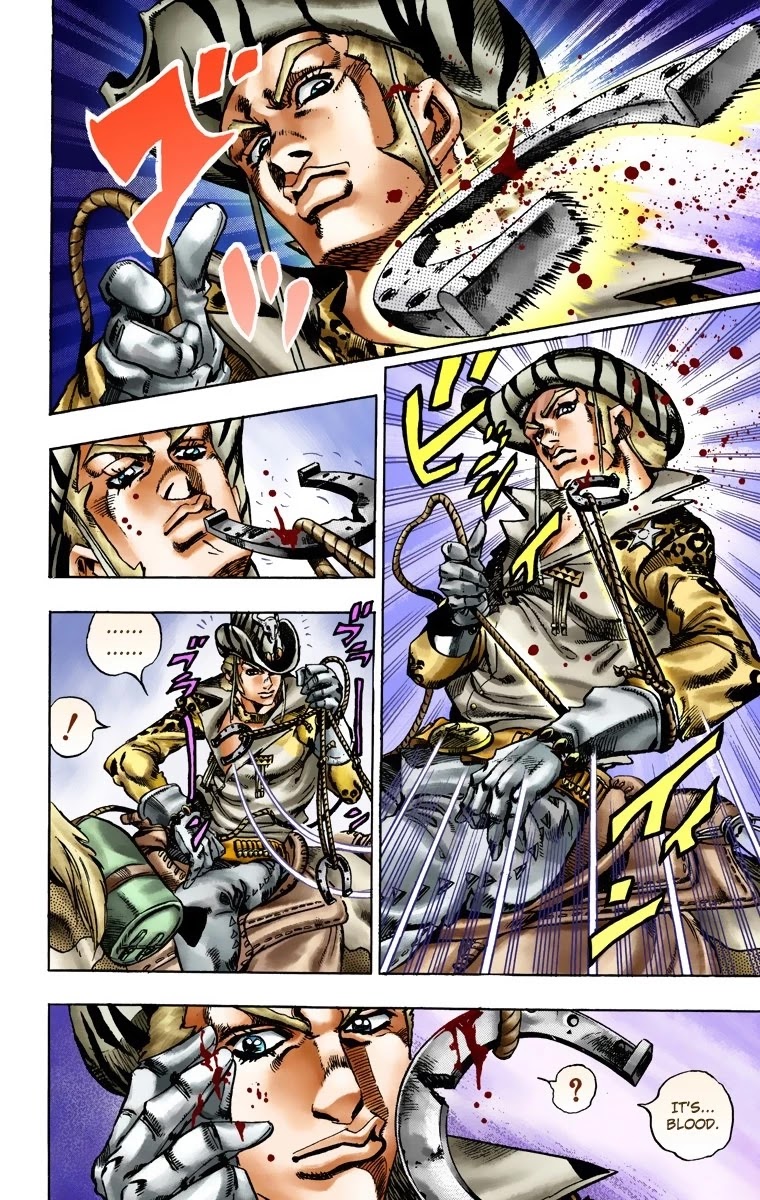 JoJo's Bizarre Adventure Part 7 - Steel Ball Run (Official Colored) chapter 17 page 17