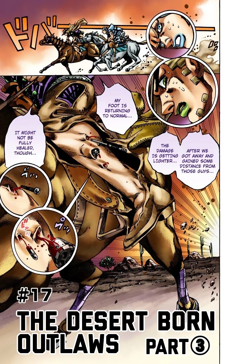 JoJo's Bizarre Adventure Part 7 - Steel Ball Run (Official Colored) chapter 17 page 2