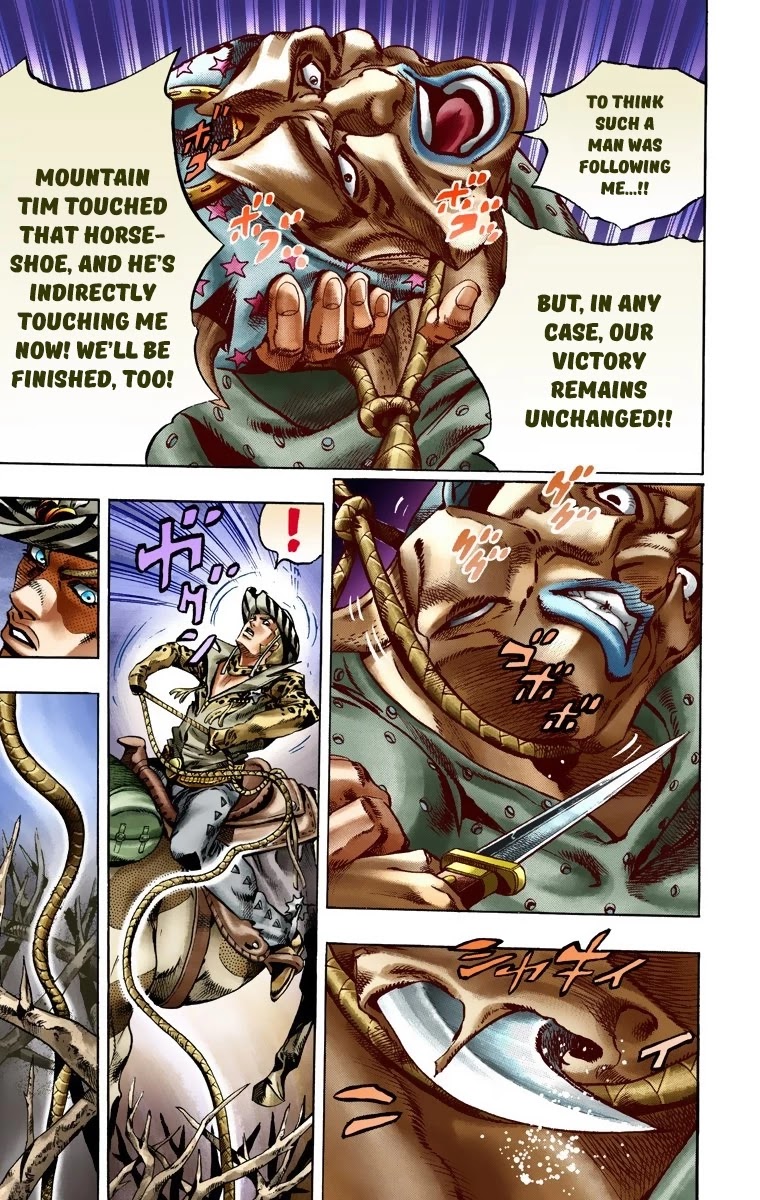 JoJo's Bizarre Adventure Part 7 - Steel Ball Run (Official Colored) chapter 17 page 28