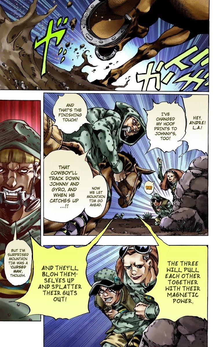 JoJo's Bizarre Adventure Part 7 - Steel Ball Run (Official Colored) chapter 17 page 30