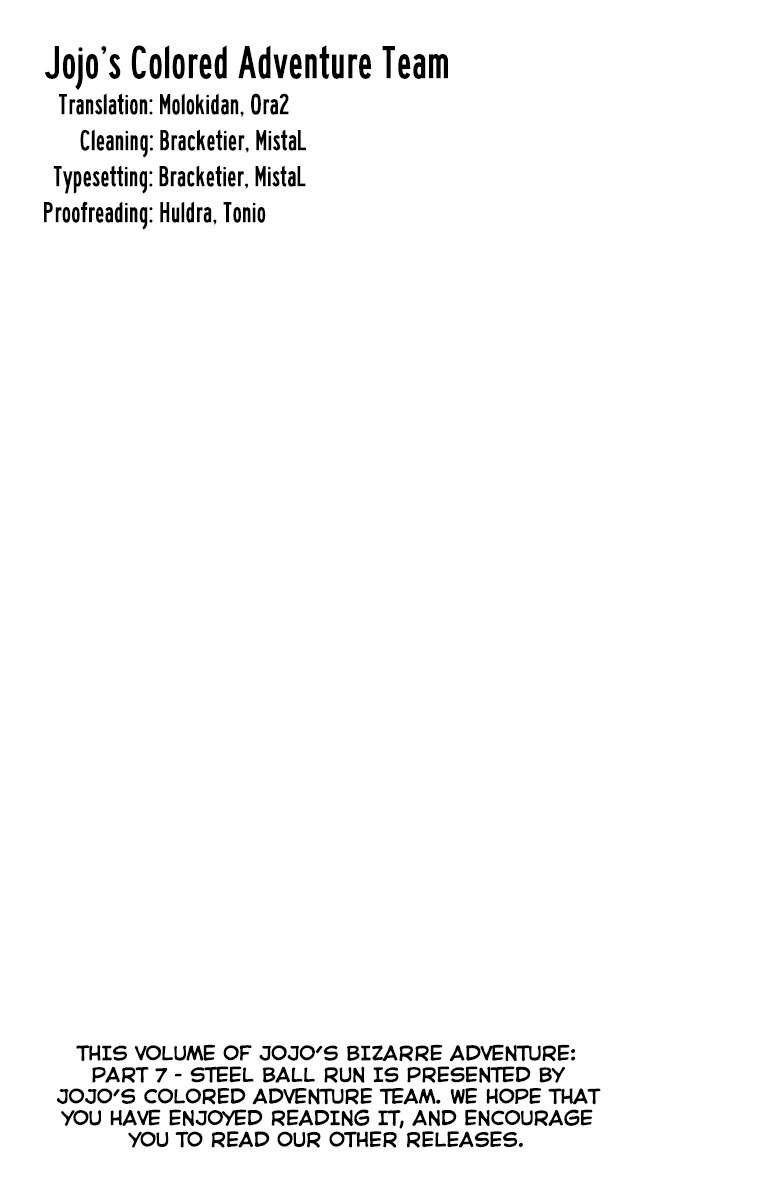 JoJo's Bizarre Adventure Part 7 - Steel Ball Run (Official Colored) chapter 17 page 32