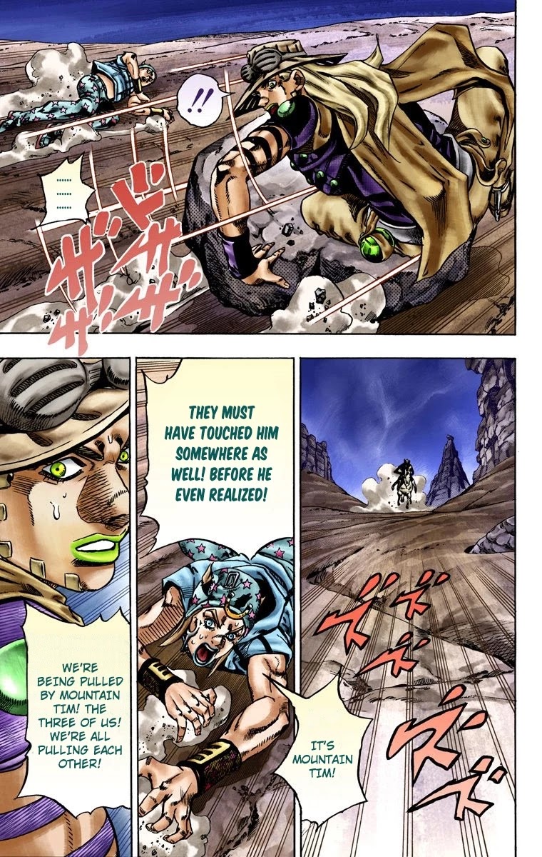 JoJo's Bizarre Adventure Part 7 - Steel Ball Run (Official Colored) chapter 18 page 16