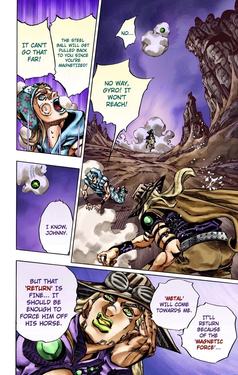 JoJo's Bizarre Adventure Part 7 - Steel Ball Run (Official Colored) chapter 18 page 19