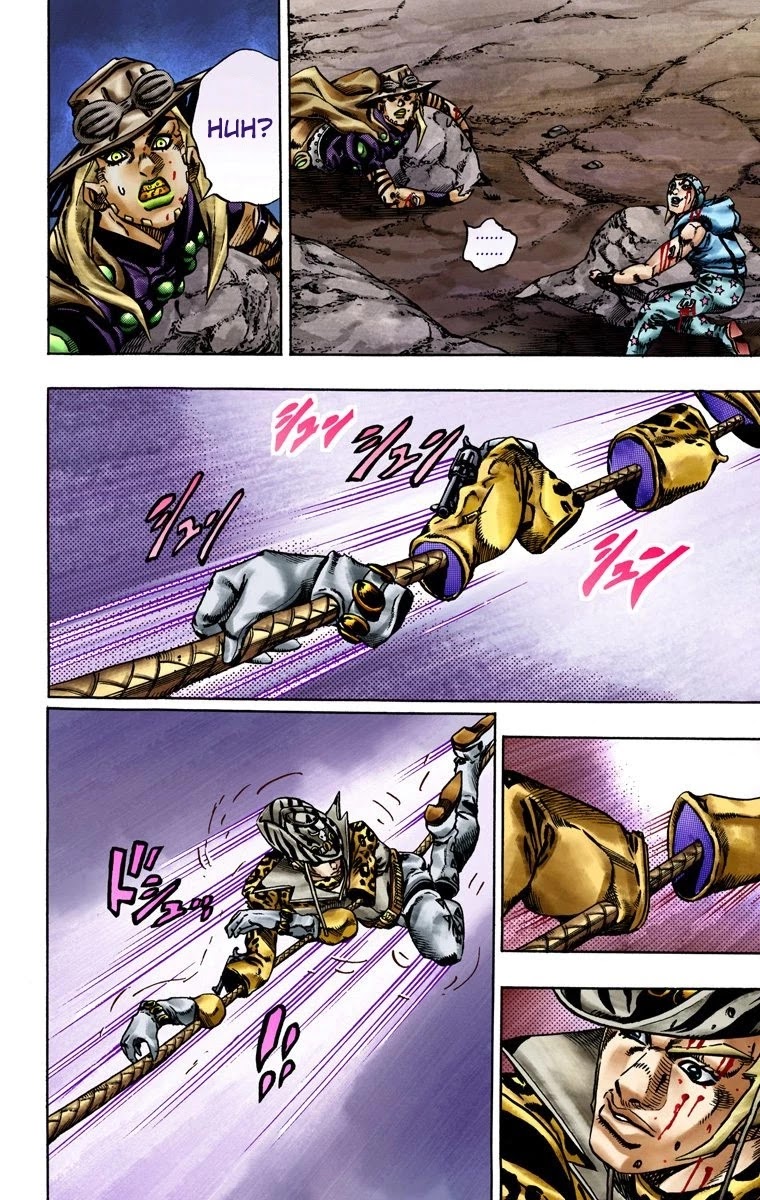JoJo's Bizarre Adventure Part 7 - Steel Ball Run (Official Colored) chapter 18 page 27