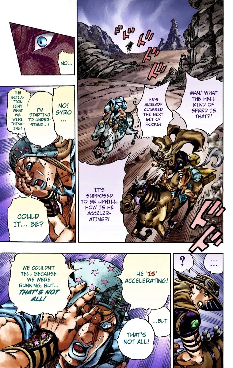 JoJo's Bizarre Adventure Part 7 - Steel Ball Run (Official Colored) chapter 18 page 8