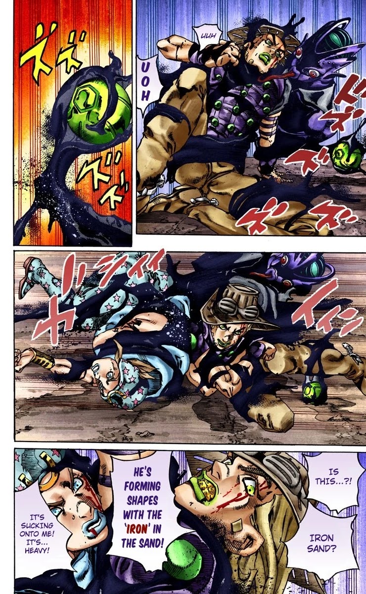 JoJo's Bizarre Adventure Part 7 - Steel Ball Run (Official Colored) chapter 19 page 12