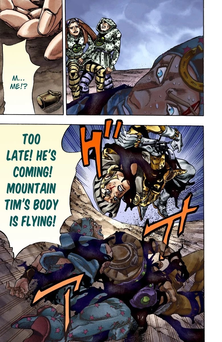 JoJo's Bizarre Adventure Part 7 - Steel Ball Run (Official Colored) chapter 19 page 18