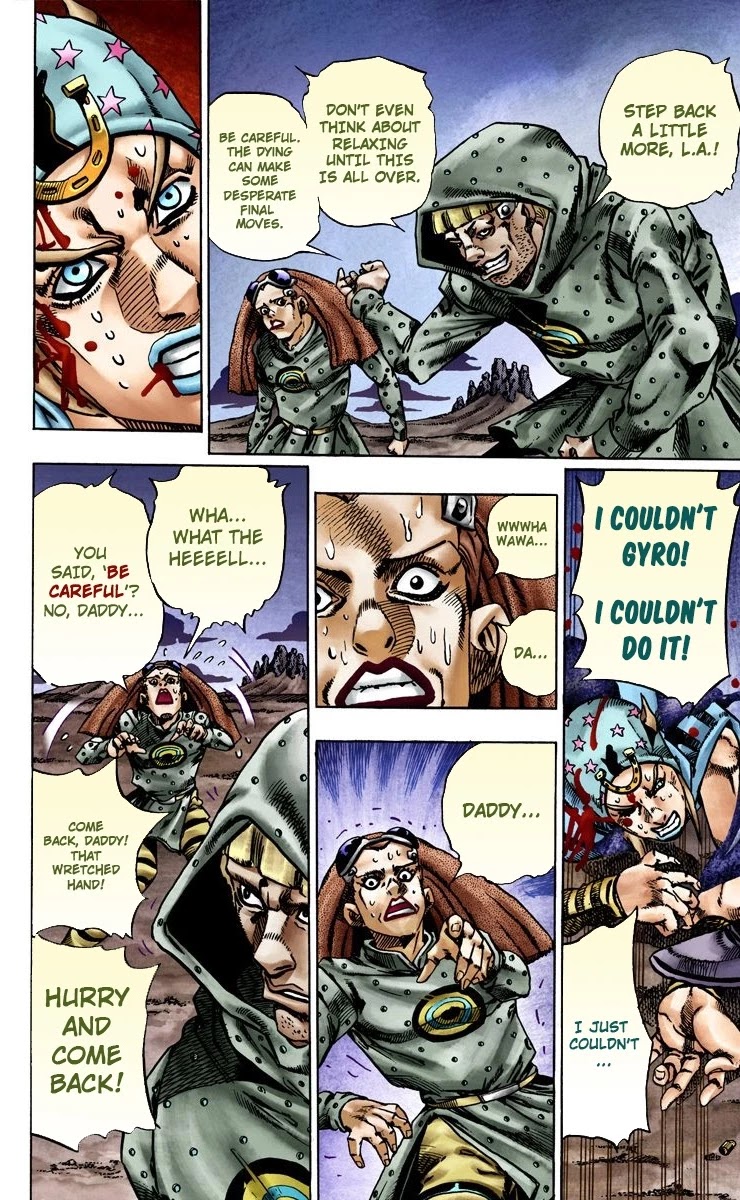 JoJo's Bizarre Adventure Part 7 - Steel Ball Run (Official Colored) chapter 19 page 23