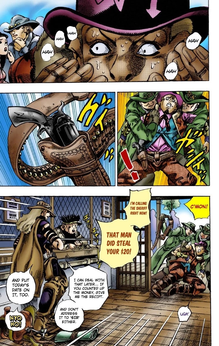 JoJo's Bizarre Adventure Part 7 - Steel Ball Run (Official Colored) chapter 2 page 11