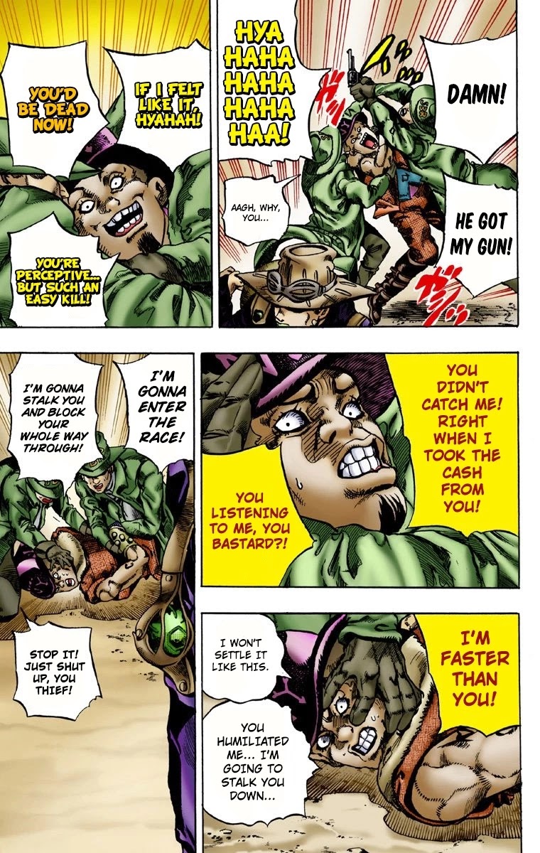 JoJo's Bizarre Adventure Part 7 - Steel Ball Run (Official Colored) chapter 2 page 14