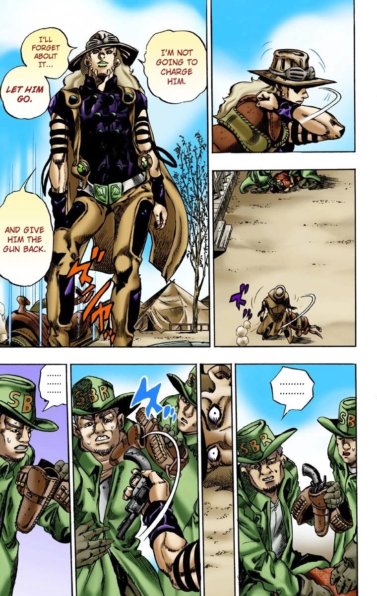 JoJo's Bizarre Adventure Part 7 - Steel Ball Run (Official Colored) chapter 2 page 16