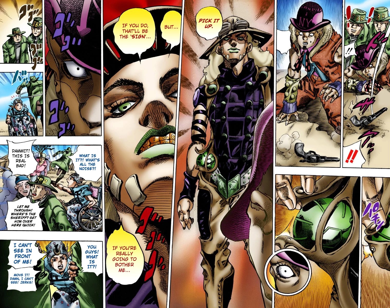 JoJo's Bizarre Adventure Part 7 - Steel Ball Run (Official Colored) chapter 2 page 17