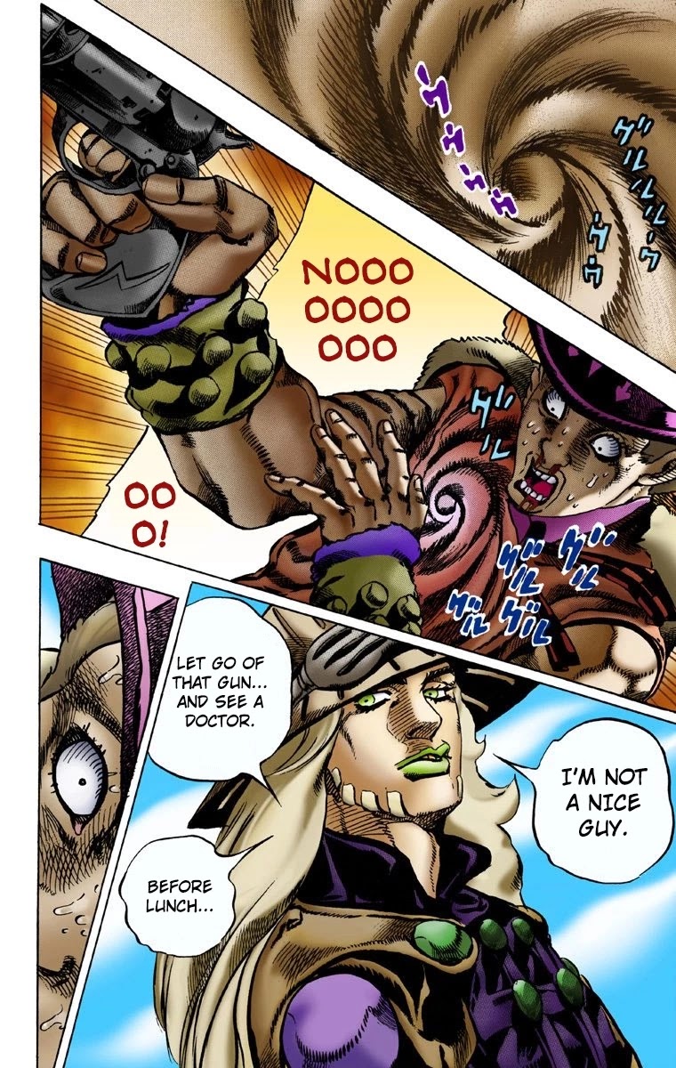 JoJo's Bizarre Adventure Part 7 - Steel Ball Run (Official Colored) chapter 2 page 23