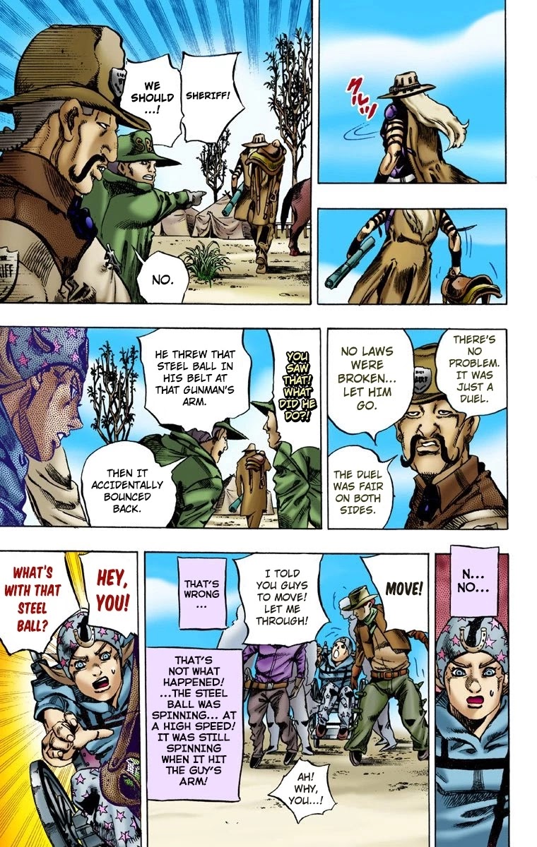 JoJo's Bizarre Adventure Part 7 - Steel Ball Run (Official Colored) chapter 2 page 26