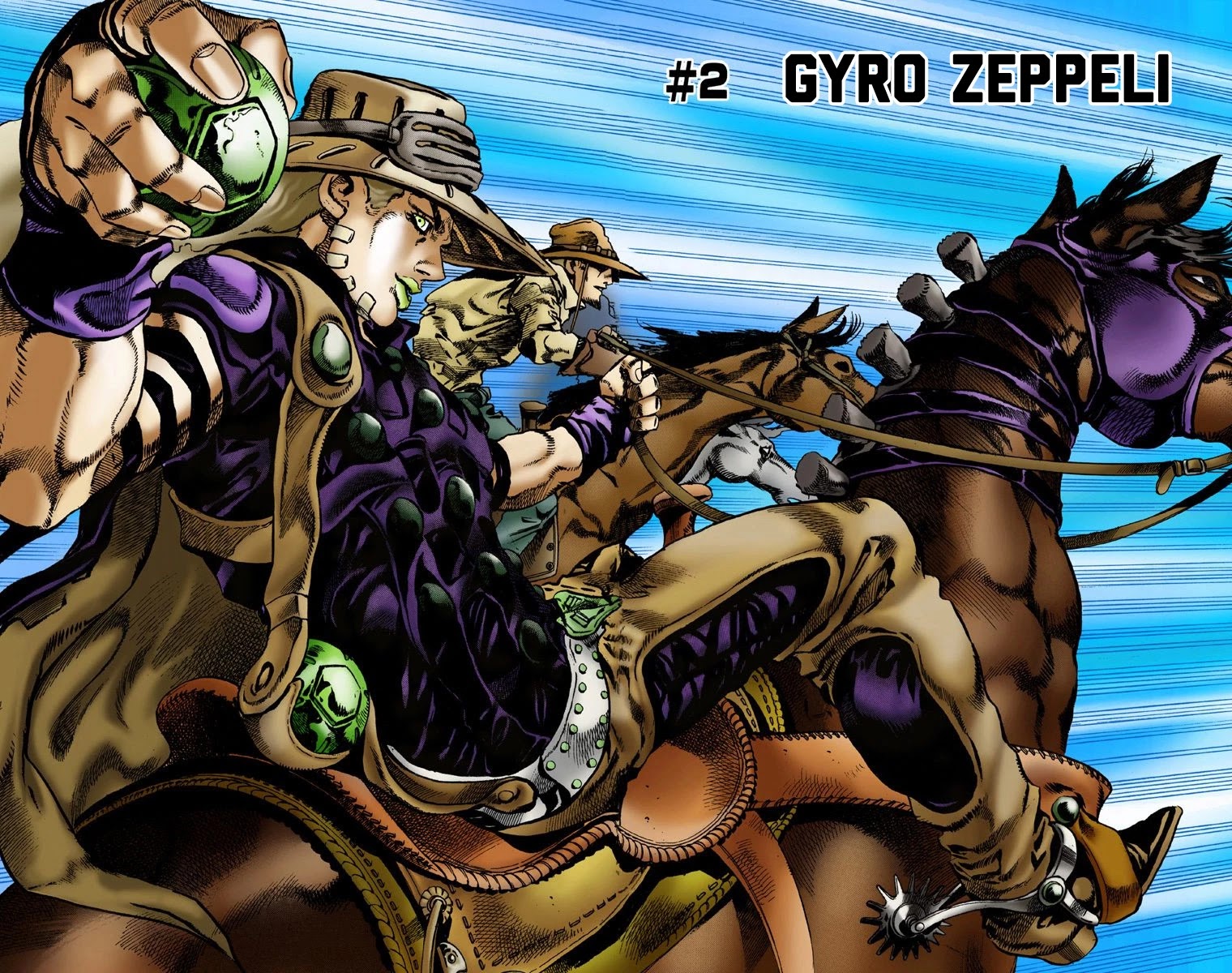 JoJo's Bizarre Adventure Part 7 - Steel Ball Run (Official Colored) chapter 2 page 3