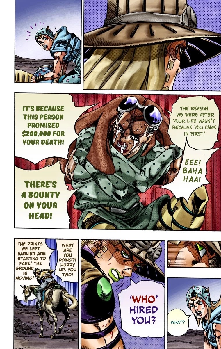JoJo's Bizarre Adventure Part 7 - Steel Ball Run (Official Colored) chapter 20 page 10