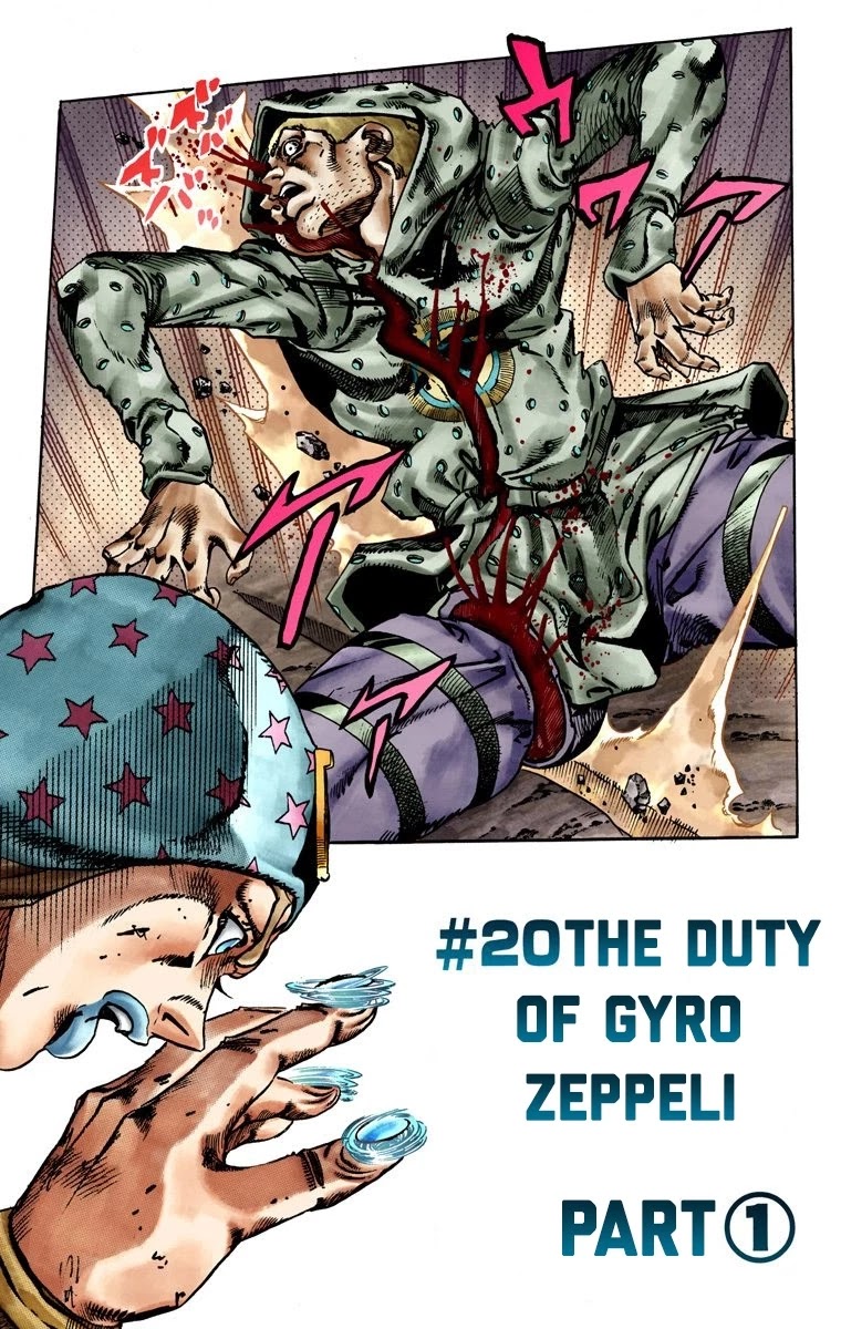 JoJo's Bizarre Adventure Part 7 - Steel Ball Run (Official Colored) chapter 20 page 2