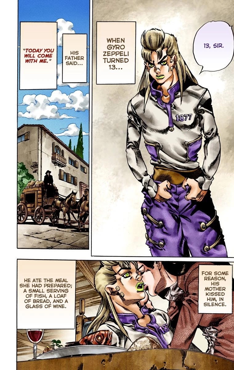 JoJo's Bizarre Adventure Part 7 - Steel Ball Run (Official Colored) chapter 20 page 20
