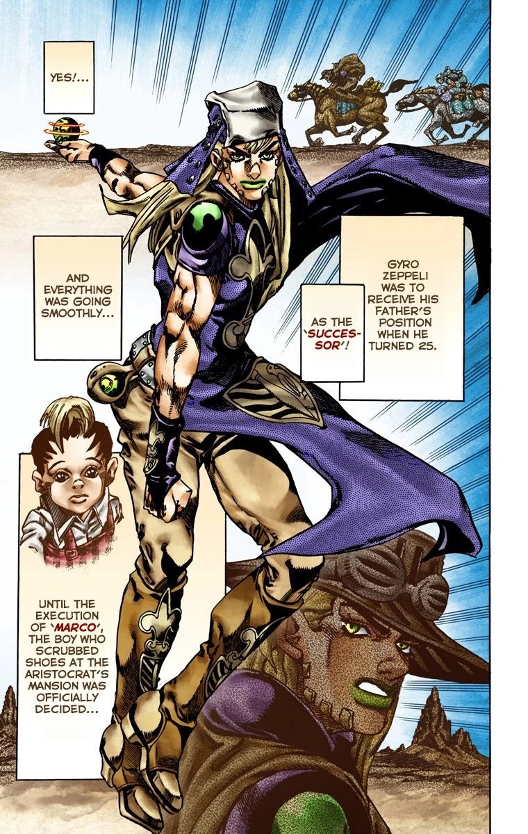 JoJo's Bizarre Adventure Part 7 - Steel Ball Run (Official Colored) chapter 20 page 31