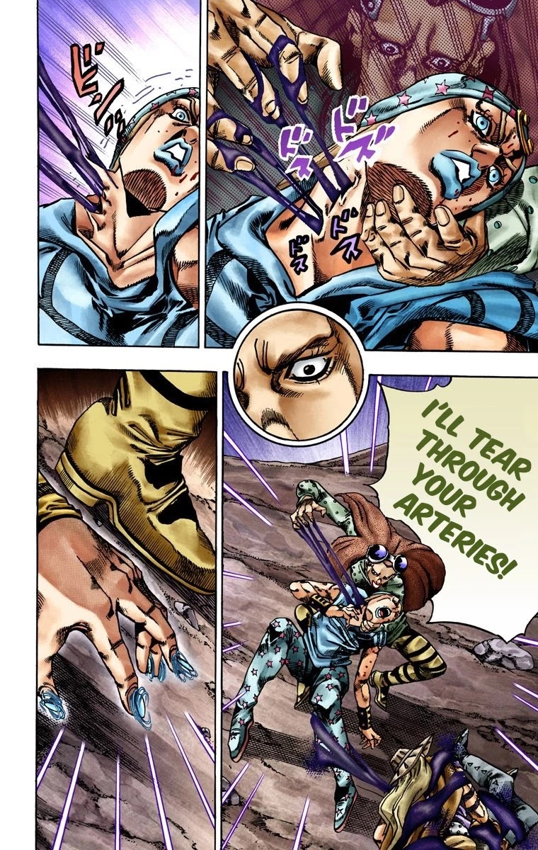 JoJo's Bizarre Adventure Part 7 - Steel Ball Run (Official Colored) chapter 20 page 4