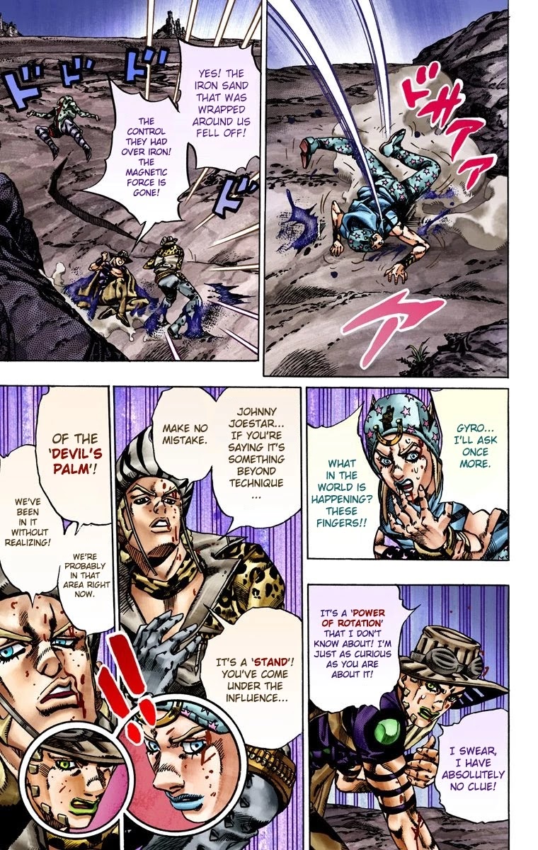 JoJo's Bizarre Adventure Part 7 - Steel Ball Run (Official Colored) chapter 20 page 7