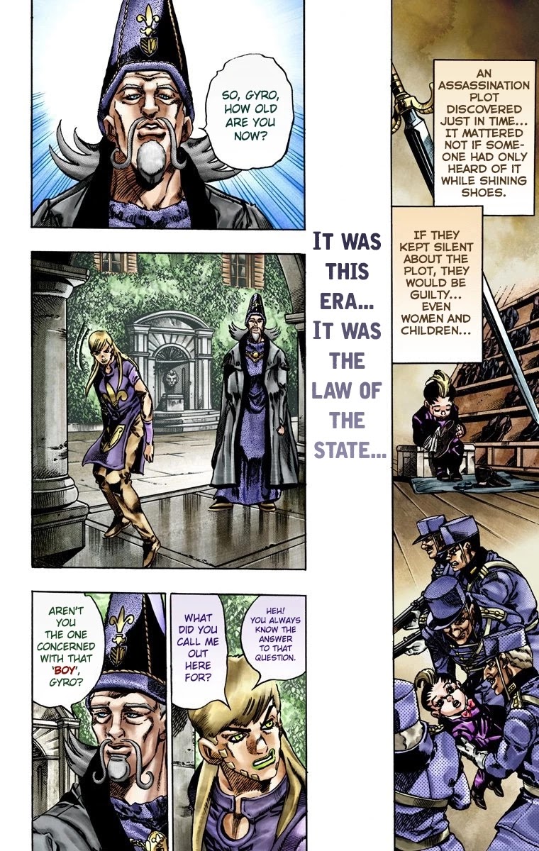 JoJo's Bizarre Adventure Part 7 - Steel Ball Run (Official Colored) chapter 21 page 11