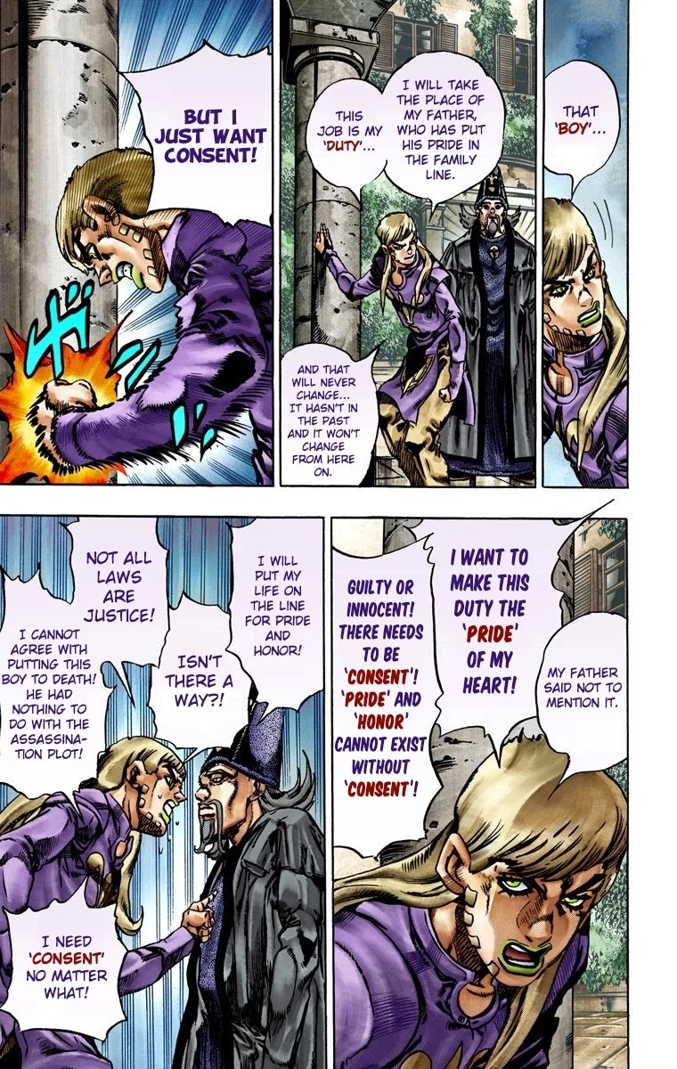 JoJo's Bizarre Adventure Part 7 - Steel Ball Run (Official Colored) chapter 21 page 12